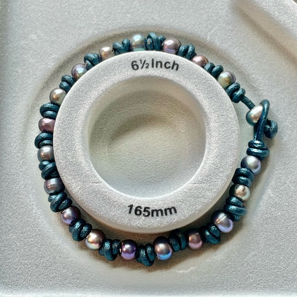 ✨ HAND MADE freshwater pearl bracelet set - Picture 3 of 4